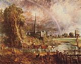 Salisbury Cathedral from the Meadows by John Constable